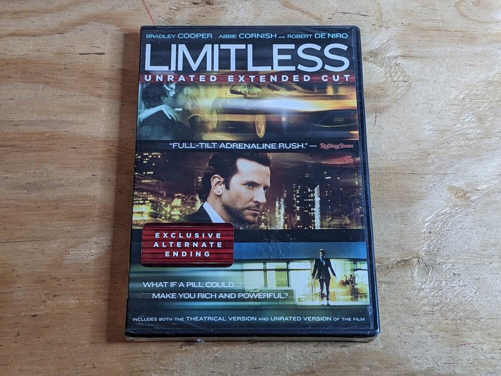 Limitless (DVD, 2011) Bradley Cooper, Robert DeNiro, NEW, SEALED